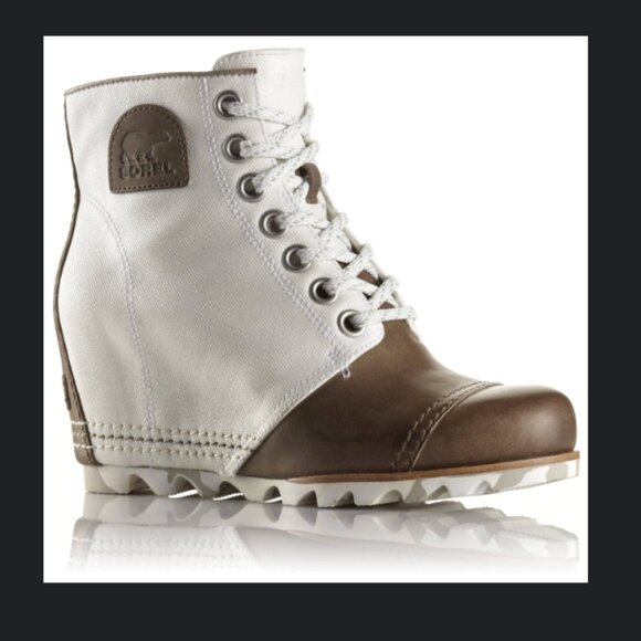 Sorel 1964 Premium Wedge Boot / Sea Salt (White) 7.5 - Picture 1 of 7